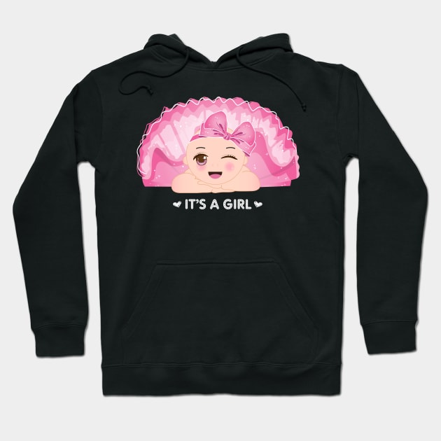 It's a Girl Hoodie by Riczdodo